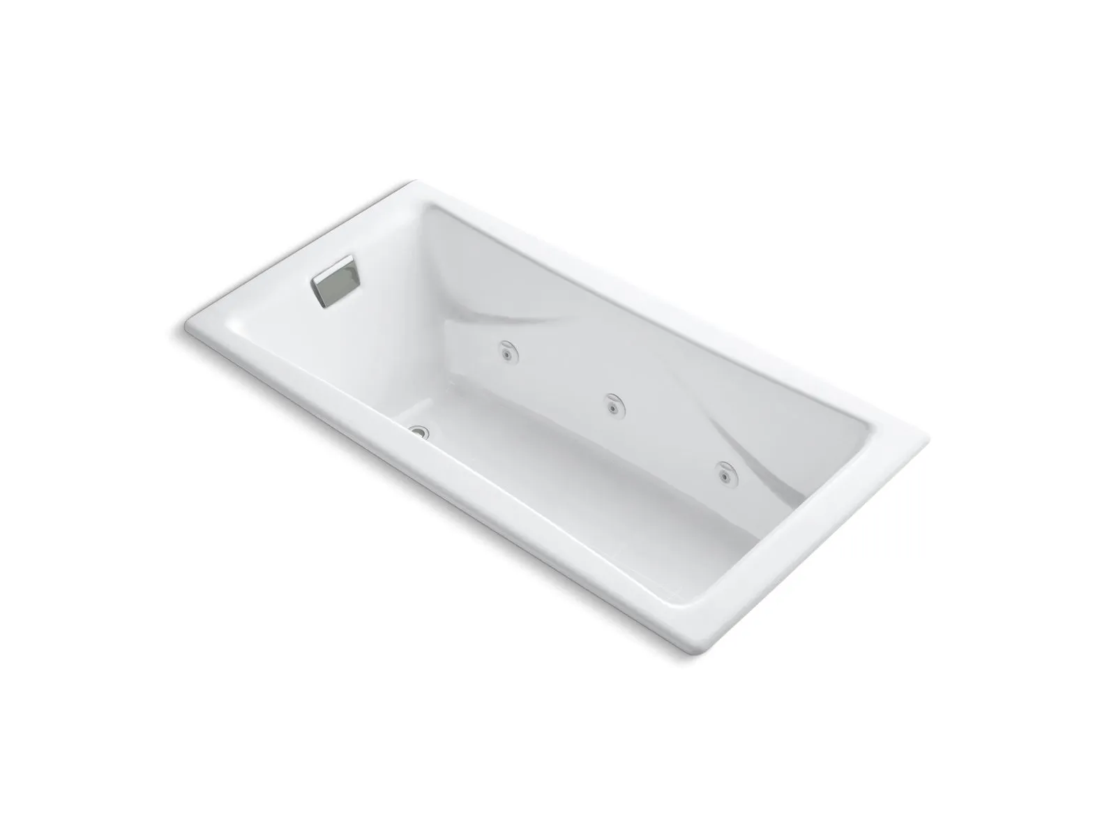 KOHLER K-865-JHM Tea-for-Two 71-3/4" x 36" drop-in/undermount whirlpool bath