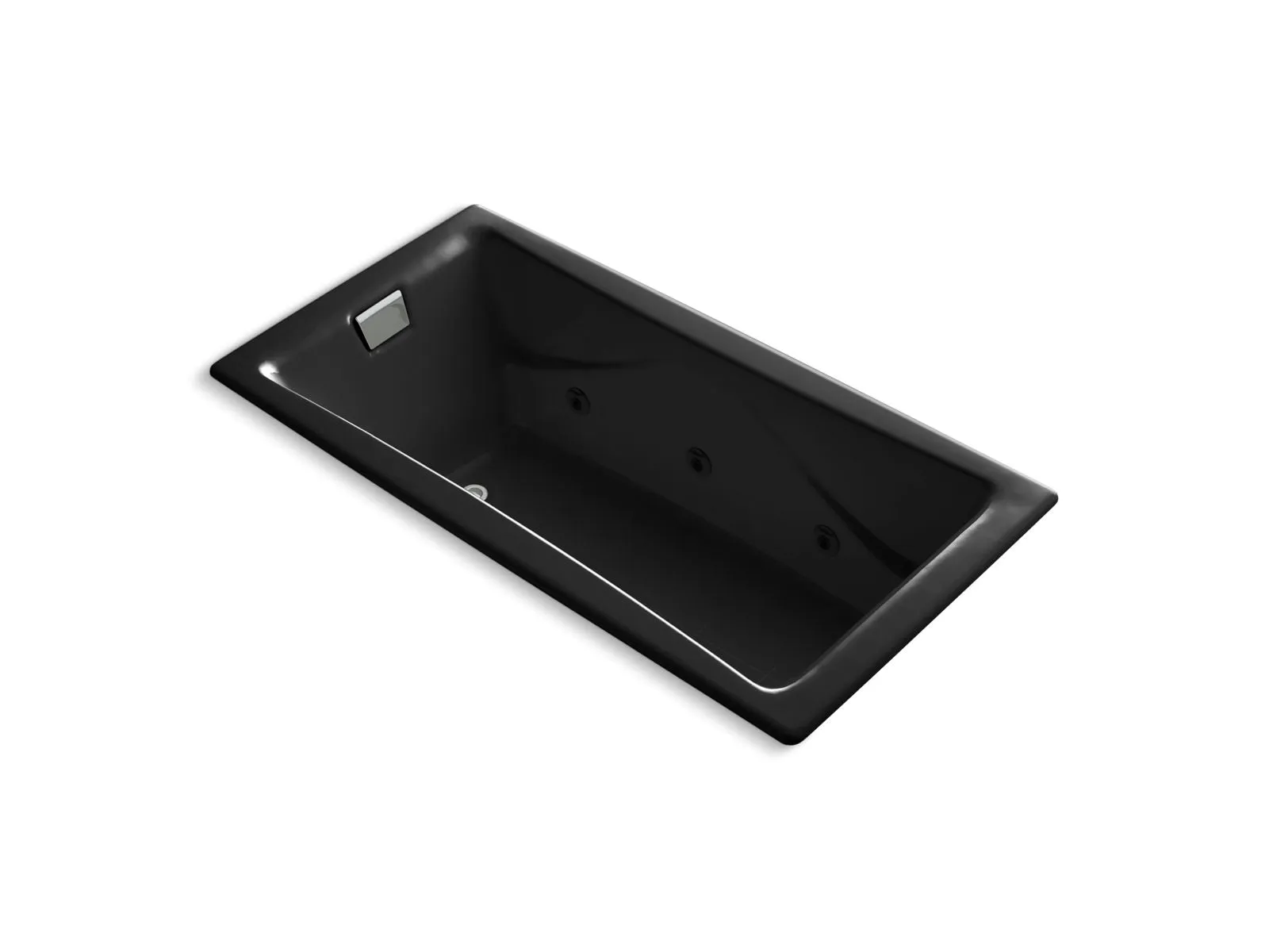 KOHLER K-865-JHM Tea-for-Two 71-3/4" x 36" drop-in/undermount whirlpool bath