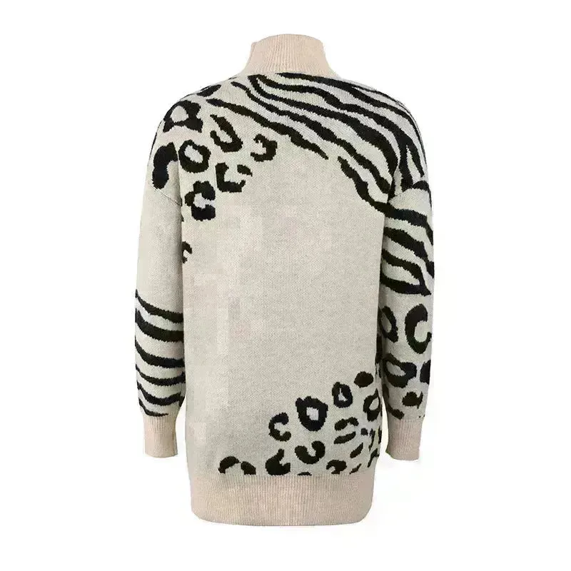 Ladies Autumn Winter Woolen Turtleneck Sweater Tunic top for leggings