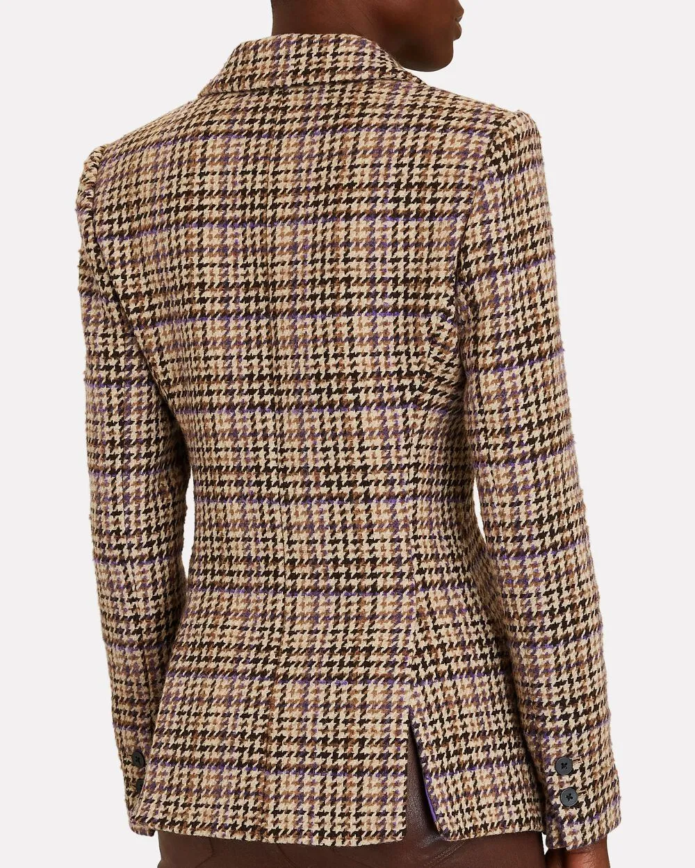 L'AGENCE CHAMBERLAIN HOUNDSTOOTH BLAZER