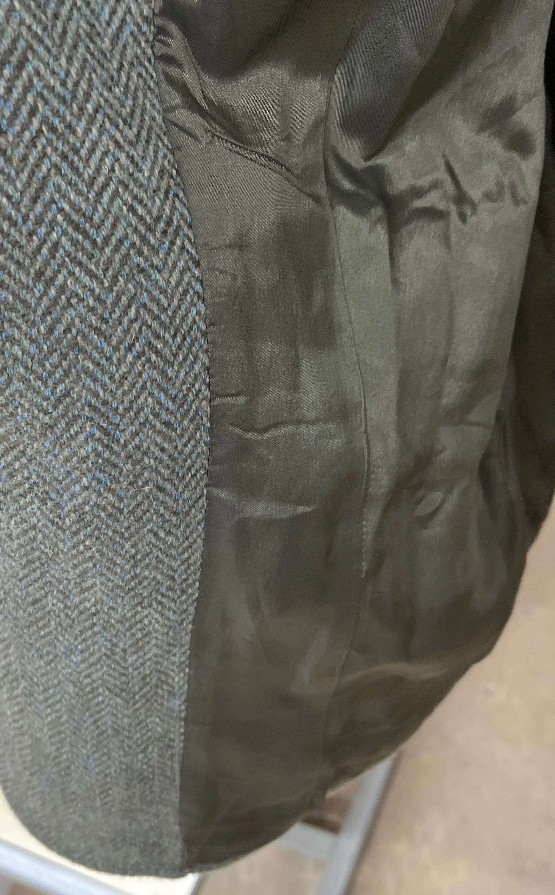 Lauren Ralph Lauren Women's Olive Herringbone Tweed Sport Coat Size 22W