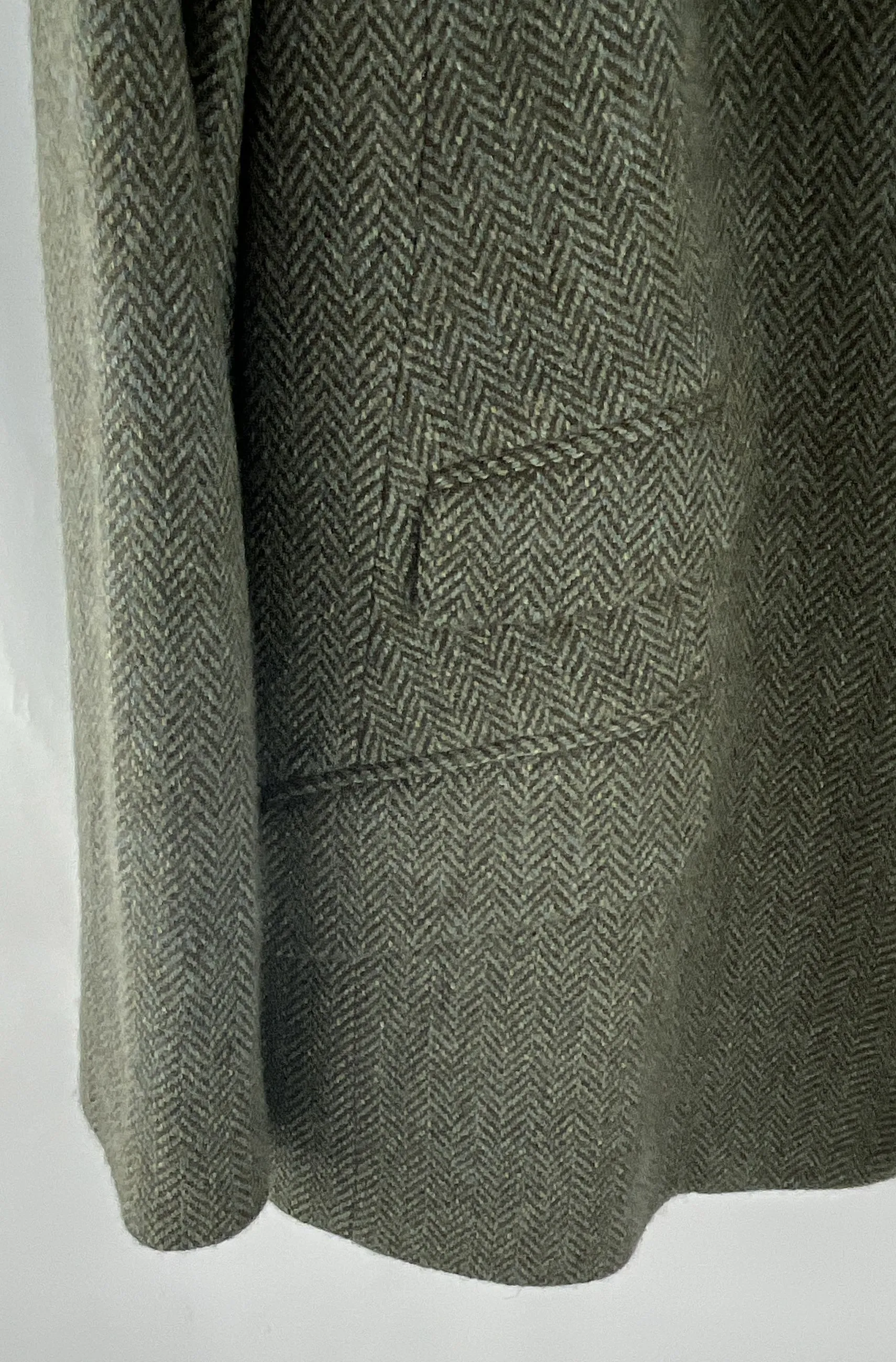 Lauren Ralph Lauren Women's Olive Herringbone Tweed Sport Coat Size 22W