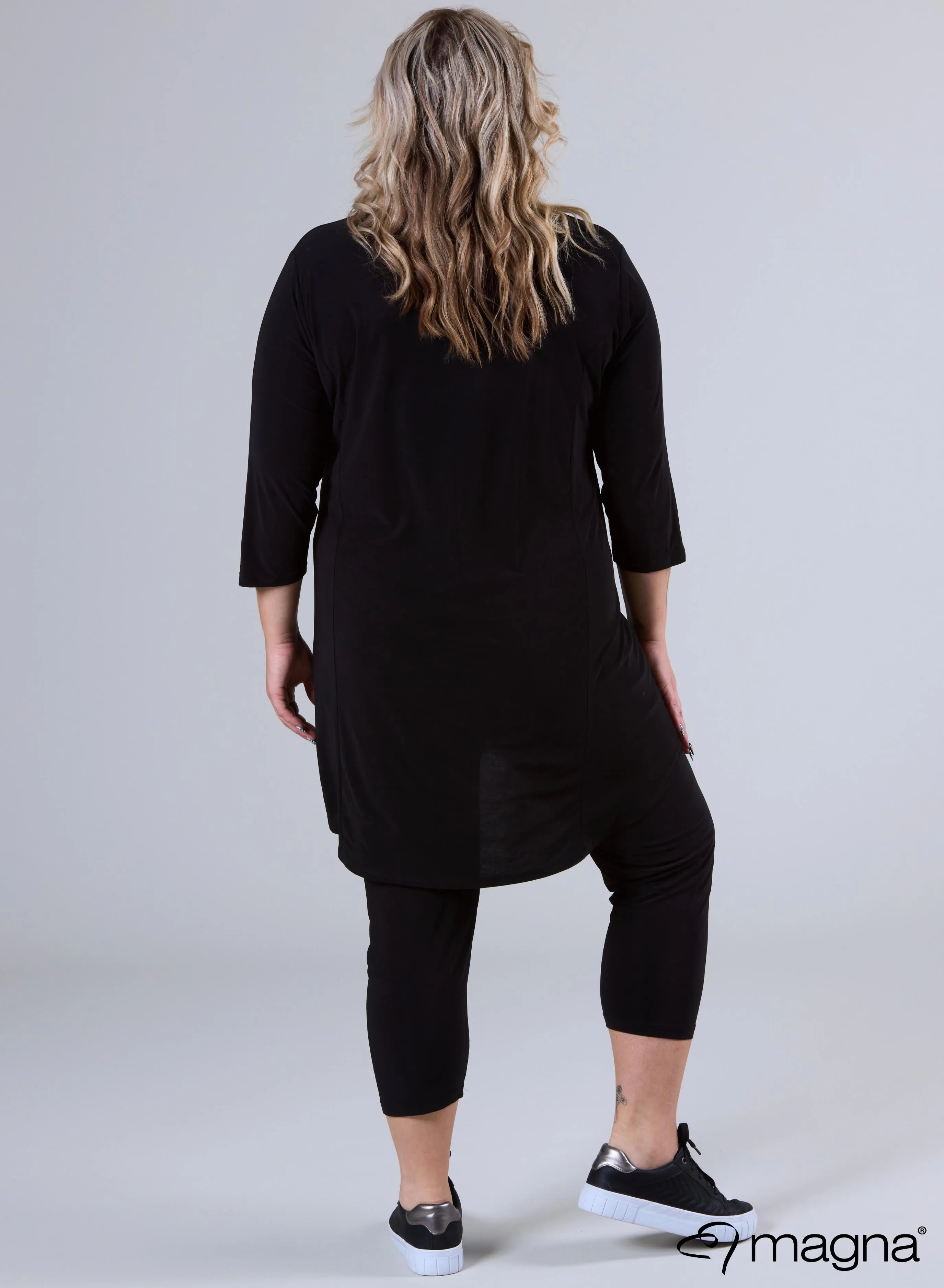 Magna Classic Pockets Tunic Black