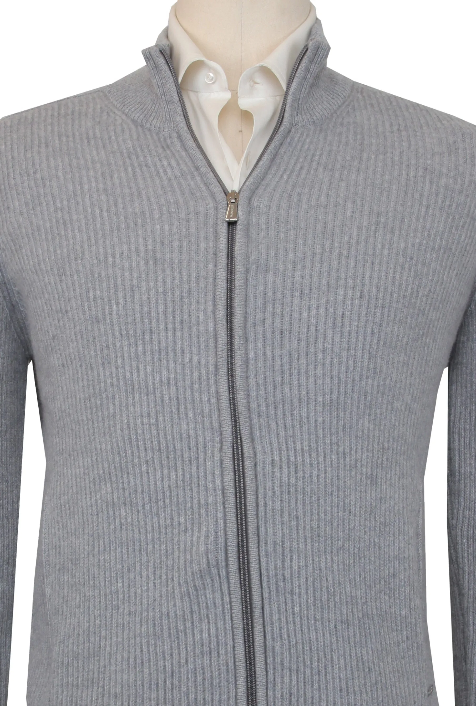Mandelli Gray Crewneck Jacket