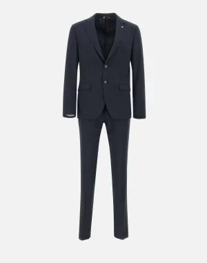 Manuel Ritz Stretch Viscose Two Piece Suit
