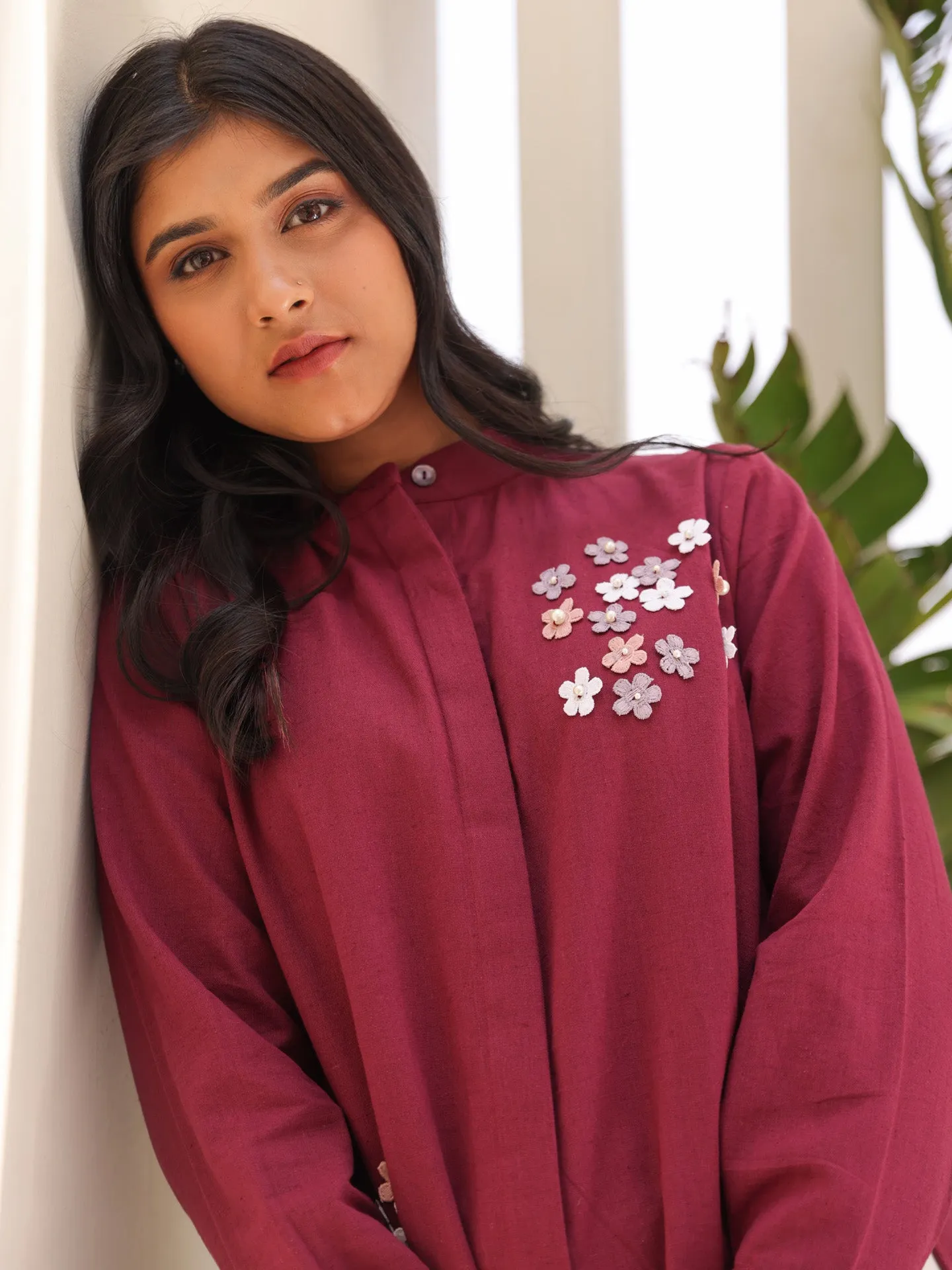 Mara Shirt - Sangria Wine