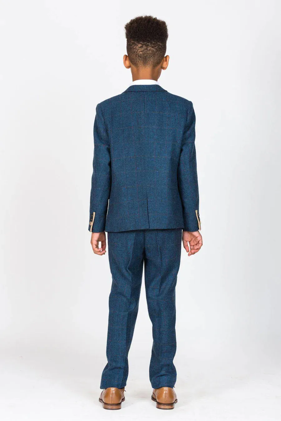 Marc Darcy Kids Dion 3-Piece Suit Blue (Age 1-8)