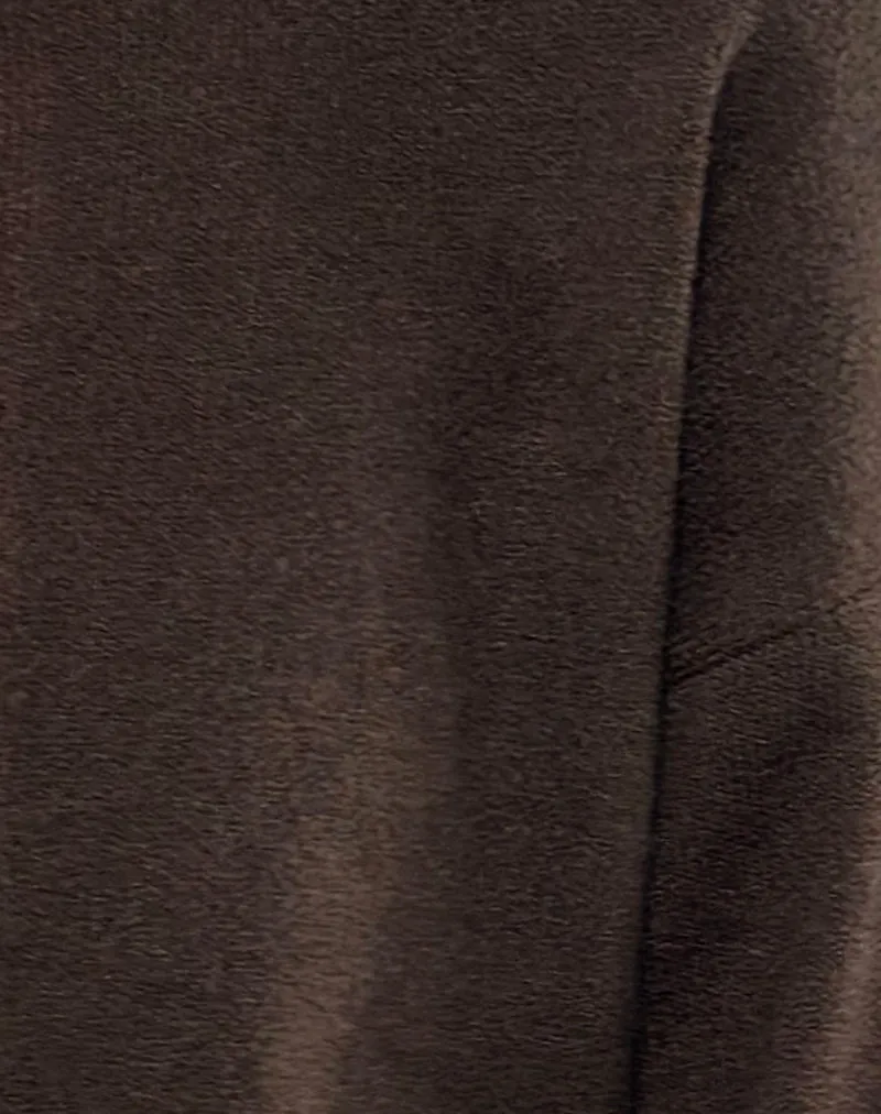 Maureen Cardigan in Chocolate Brown