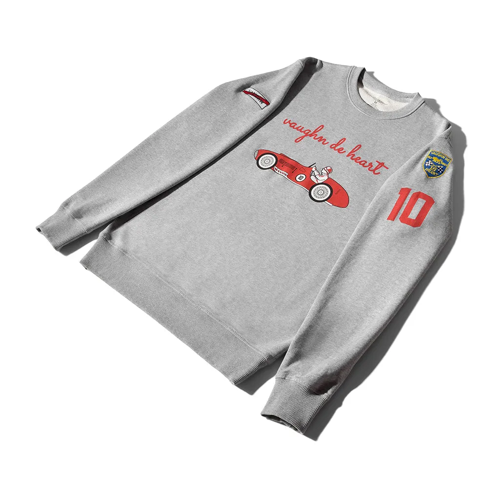 Men's - F1 Sweatshirt - Uno Zero Automobilismo Heather Grey Sweater