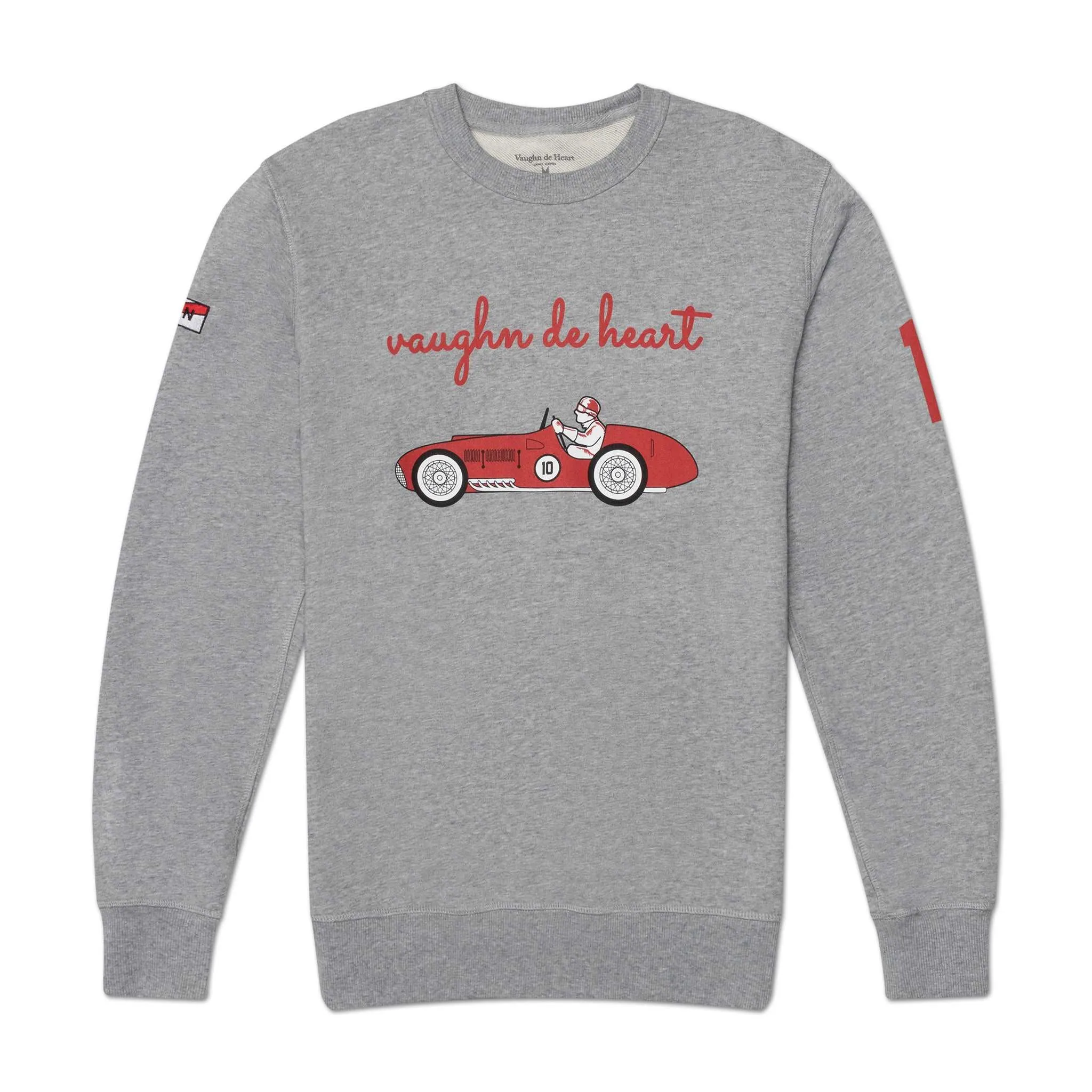 Men's - F1 Sweatshirt - Uno Zero Automobilismo Heather Grey Sweater