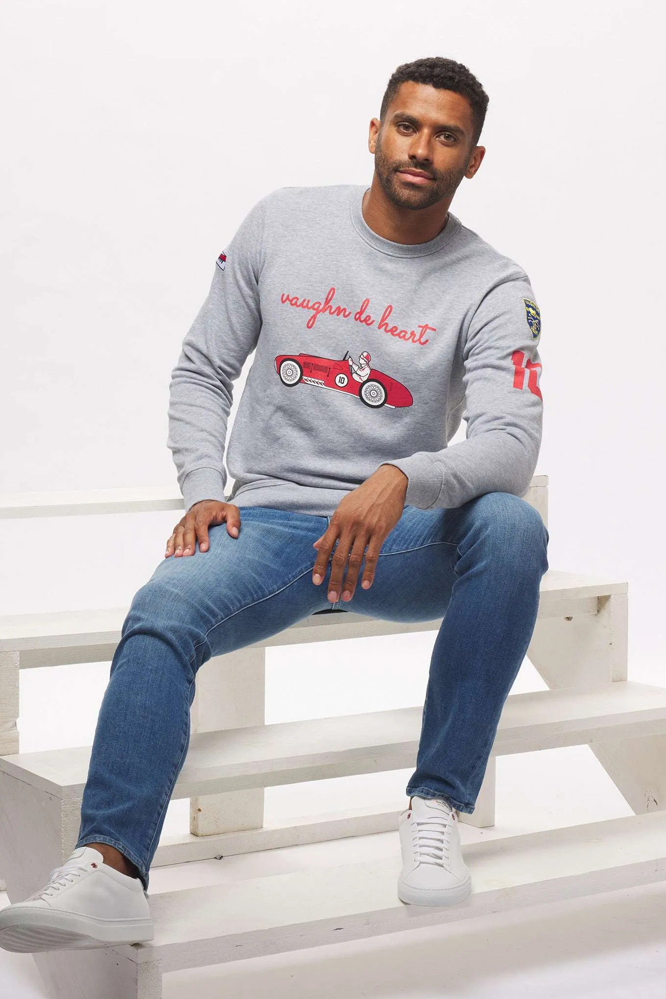 Men's - F1 Sweatshirt - Uno Zero Automobilismo Heather Grey Sweater