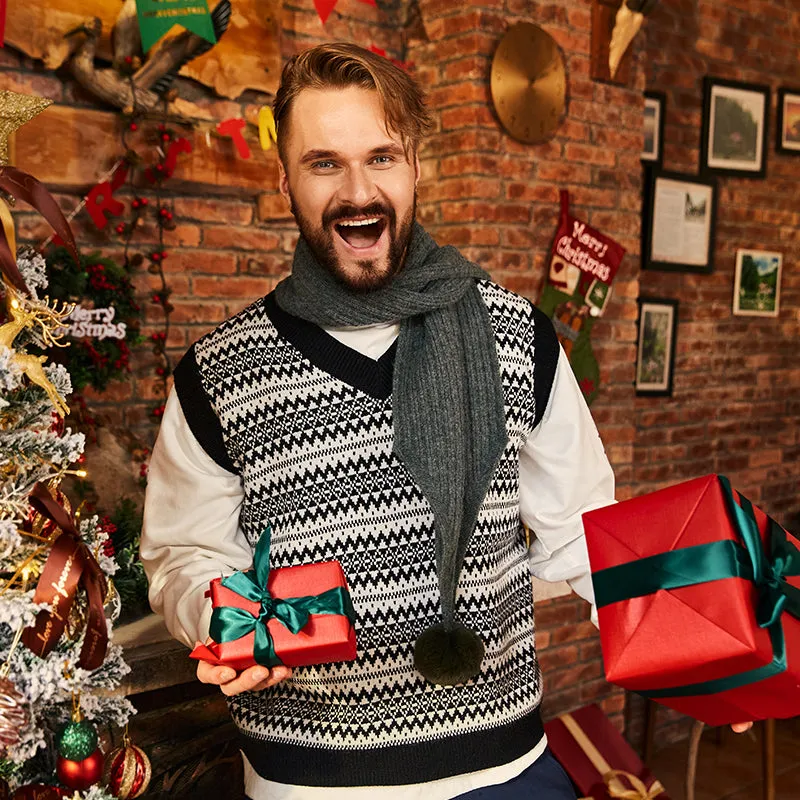 MEN'S V-NECK SWEATER VEST
