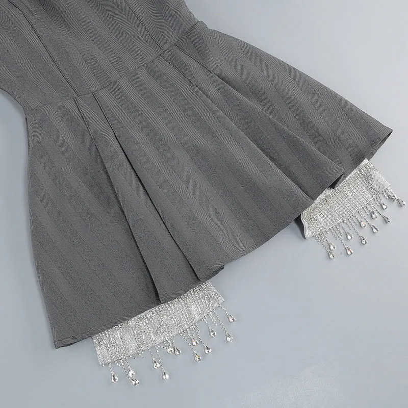 MEREDITH CROPPED BLAZER AND DRESS SET