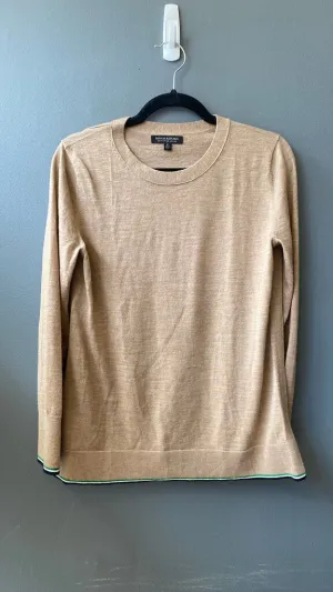 Merino Green Trim Crewneck Sweater