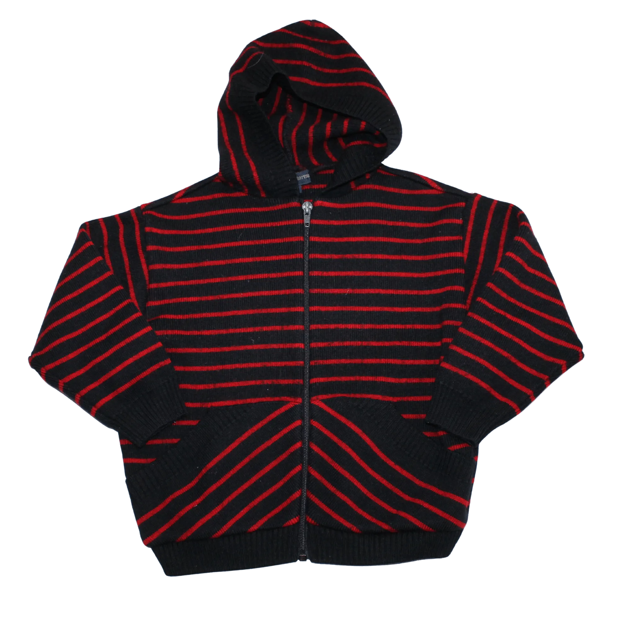 Merino Wool Mix Zip Up Hoodie