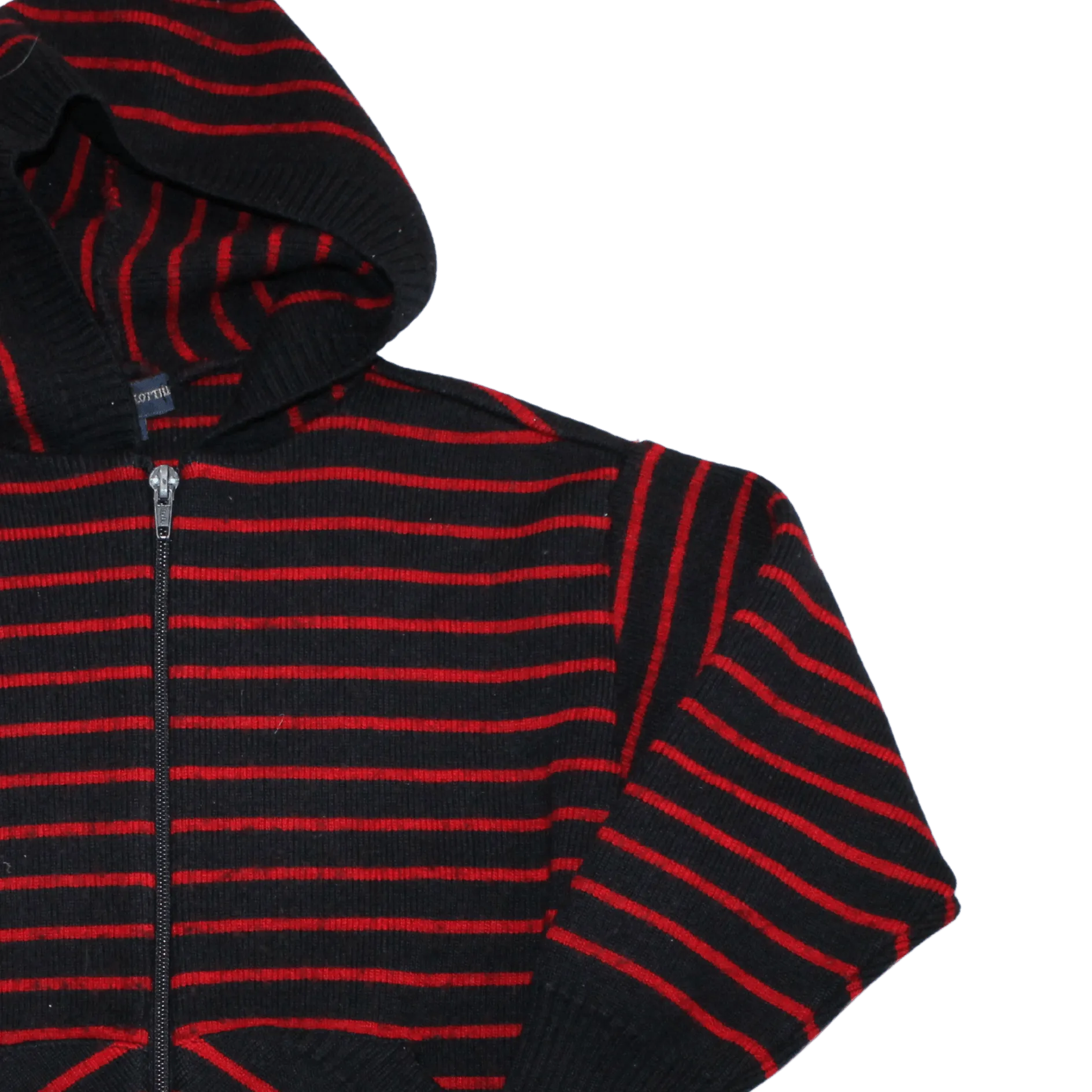 Merino Wool Mix Zip Up Hoodie