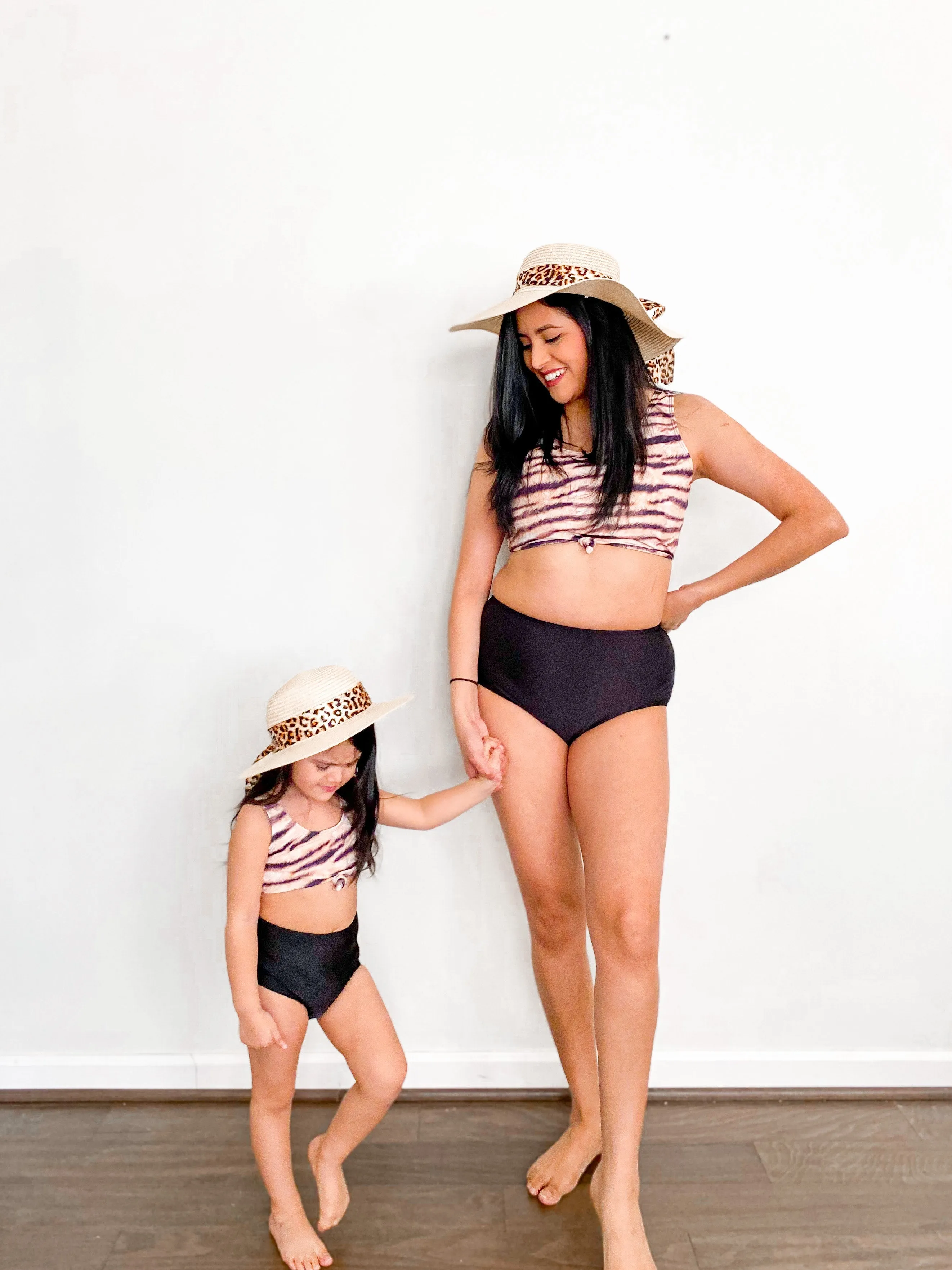 Mommy and Me Get Em Tiger Two Piece Swimsuit