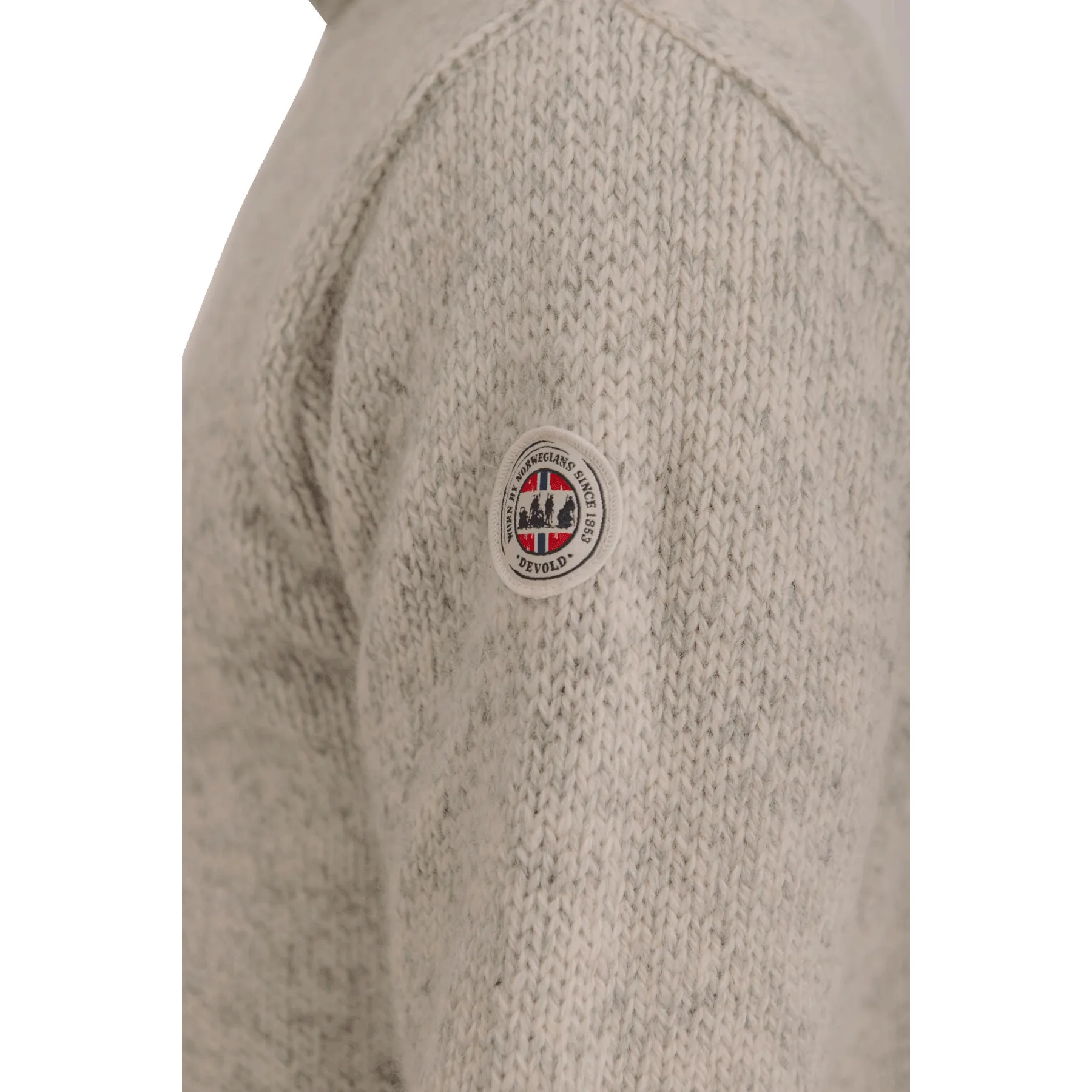 Nansen High Neck, Grey Melange