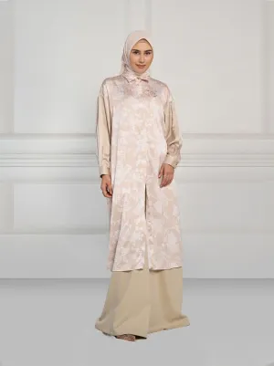 NAURA DROPSHOULDER TUNIC SAND