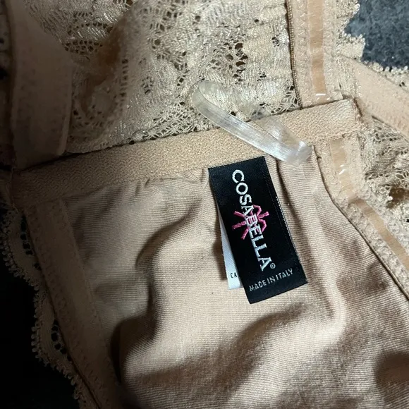 New! Cosabella Tan Never Say Never Bandeau Bra - Flirtie
