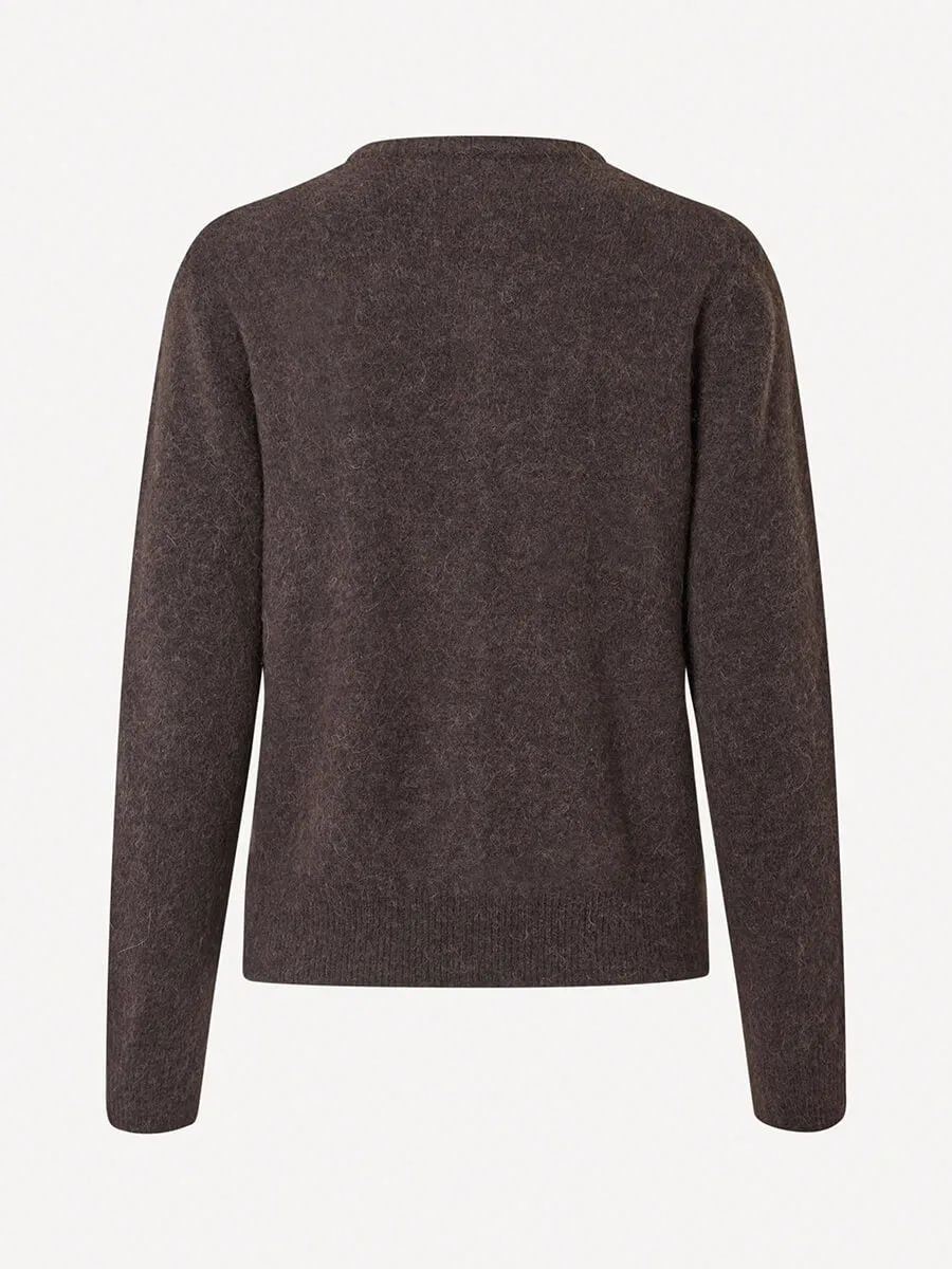 Nor Short Cardigan - Chocolate Torte