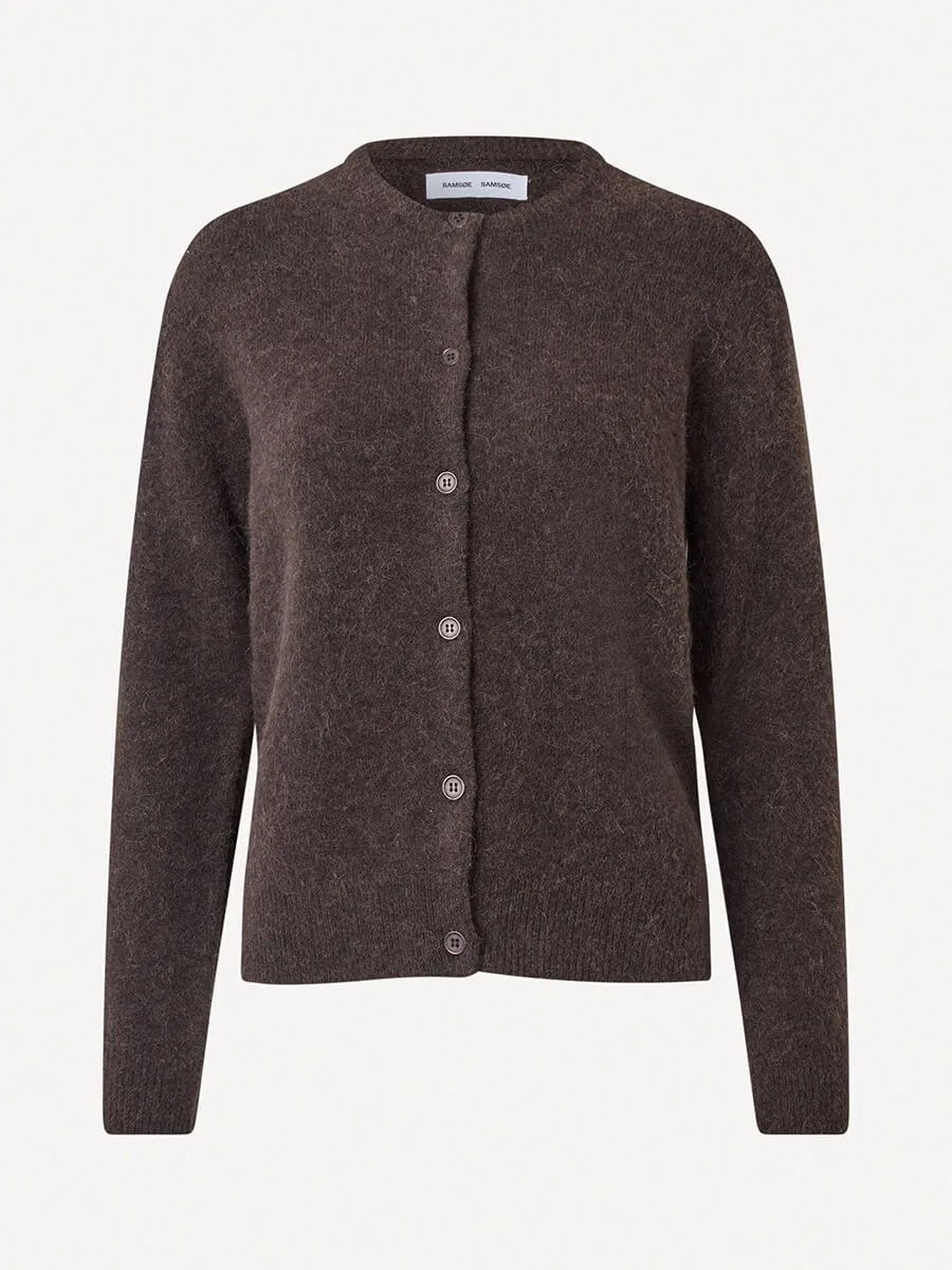 Nor Short Cardigan - Chocolate Torte
