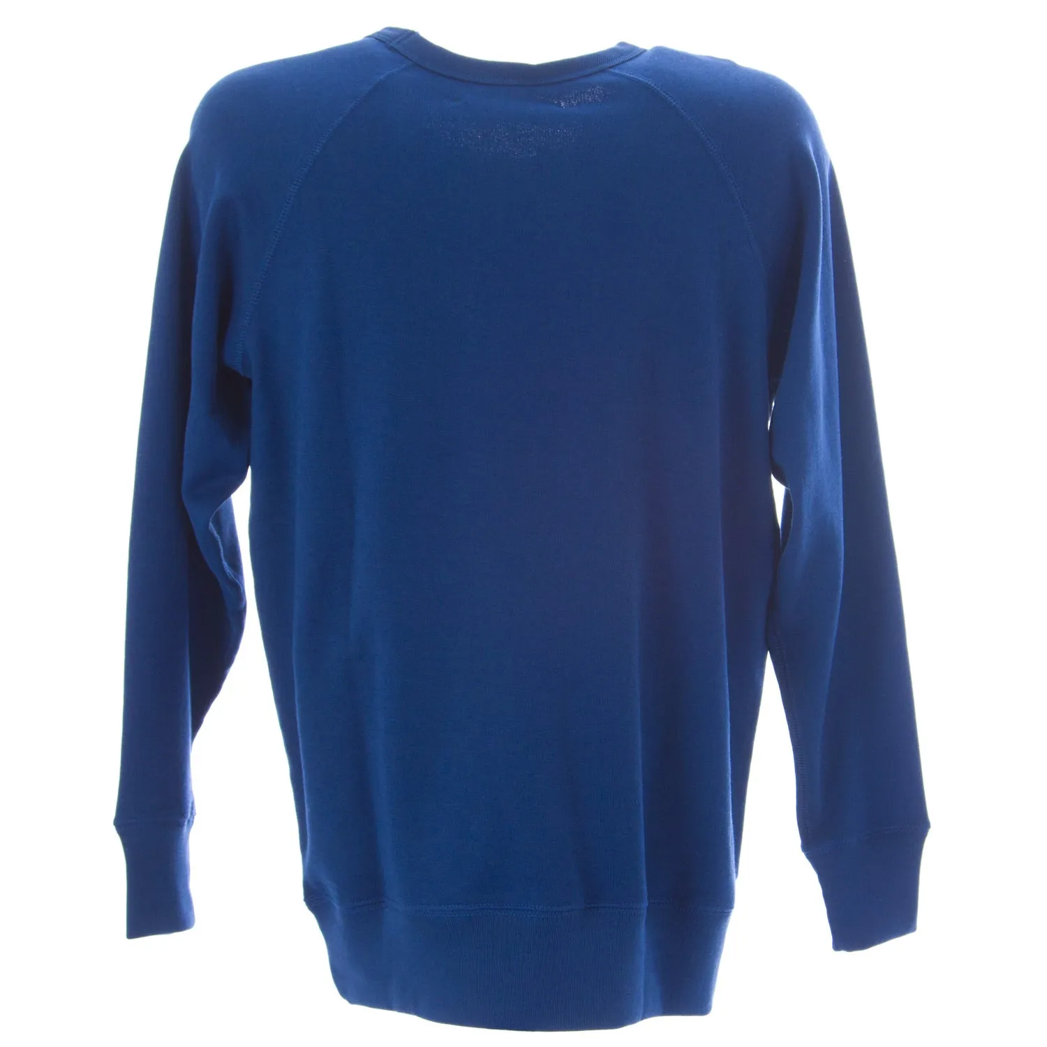 OLASUL Men's Navy Reversible Crewneck Sweatshirt $130 NEW