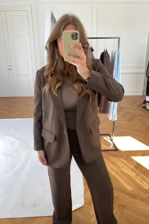 ONLLana Berry Blazer - Mørkebrun