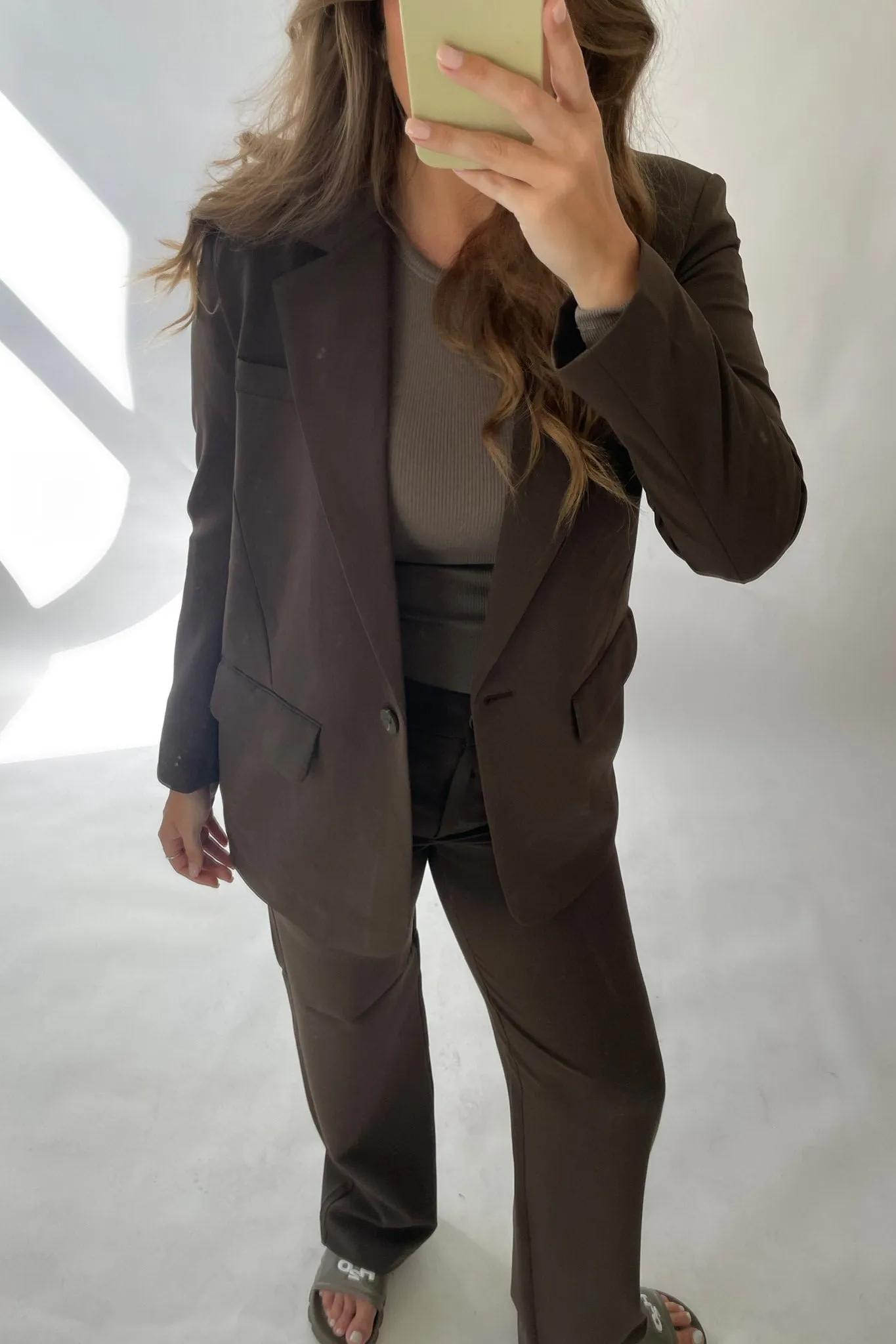 ONLLana Berry Blazer - Mørkebrun