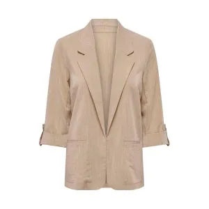 Only Beige Viscose Suits & Blazer