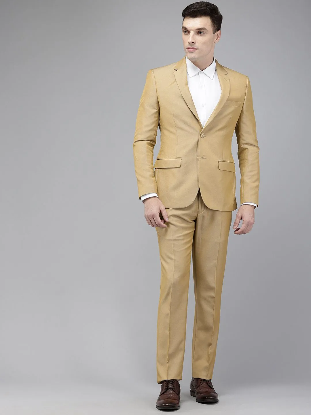 Park Avenue Super Slim Fit Notched Lapel Single-Breasted 2 Piece Formal Suits