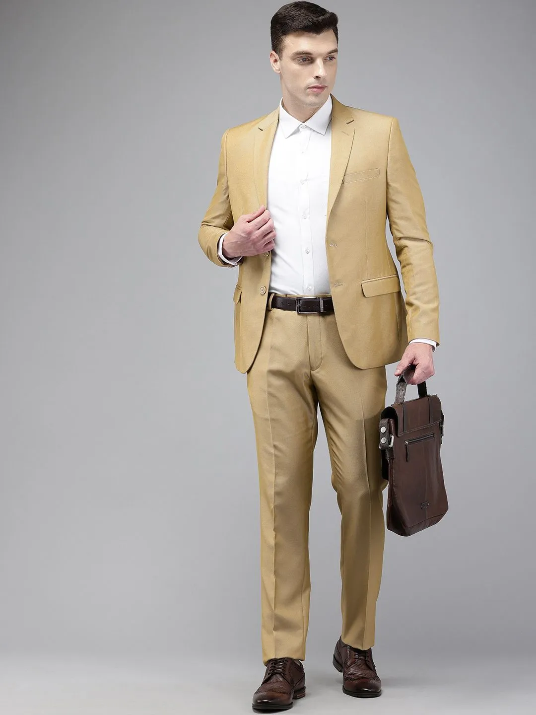 Park Avenue Super Slim Fit Notched Lapel Single-Breasted 2 Piece Formal Suits