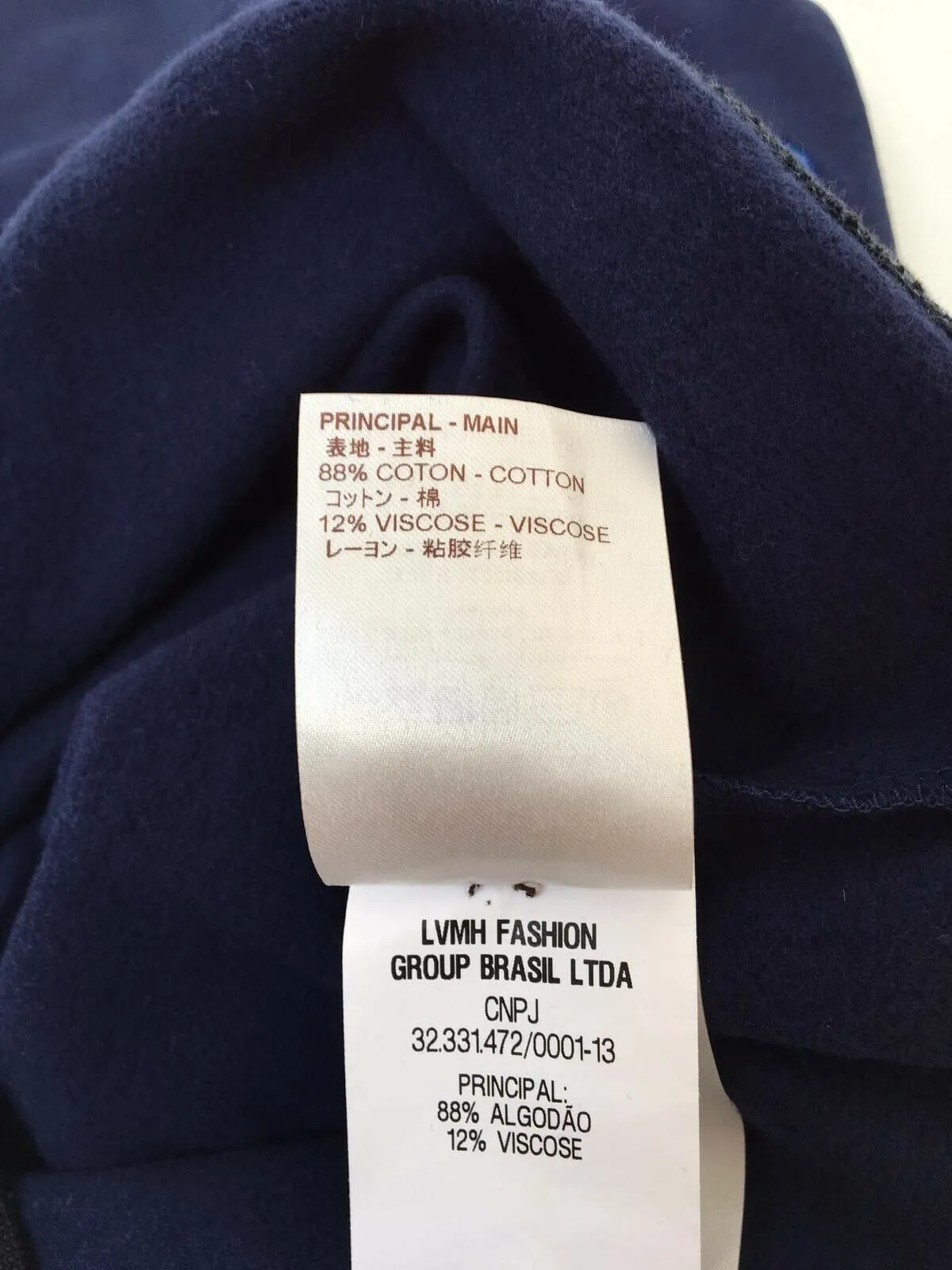 Patch Sweatshirt with Tipping