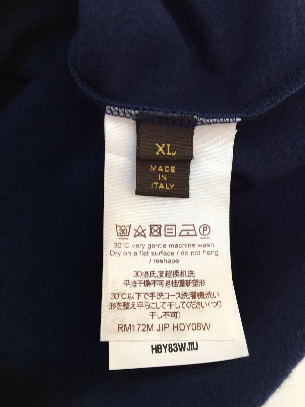 Patch Sweatshirt with Tipping