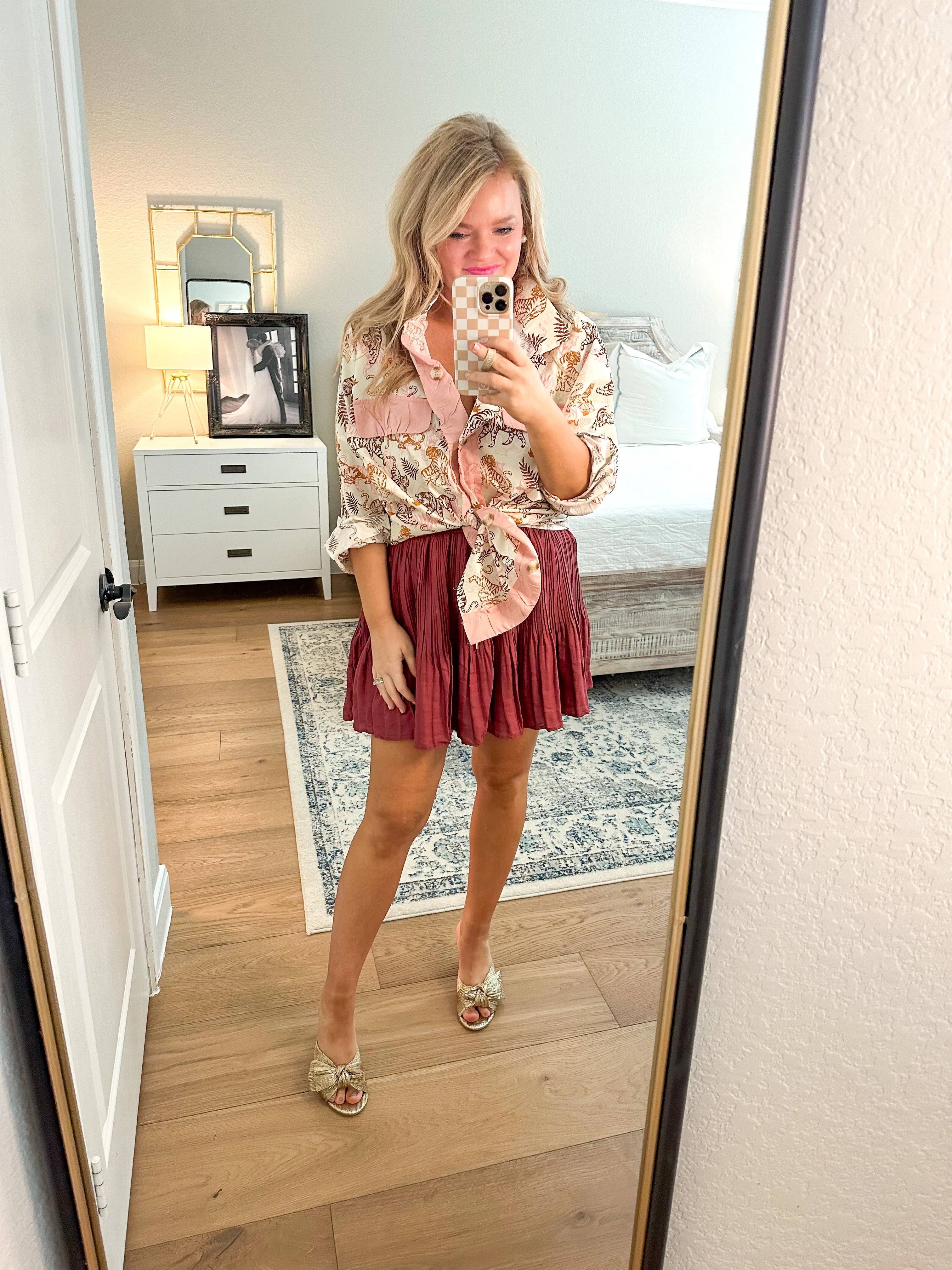 Pink & Orange Tiger Tunic
