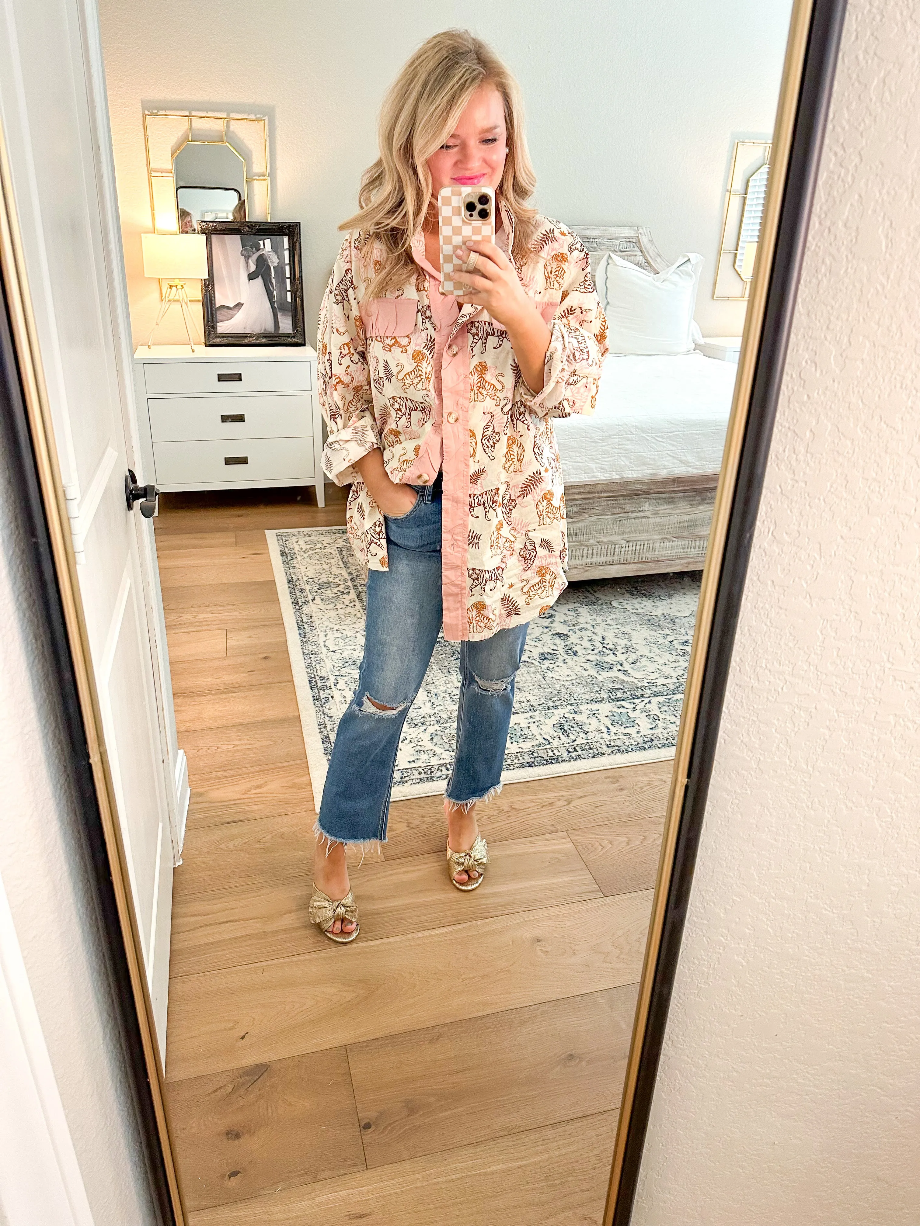 Pink & Orange Tiger Tunic
