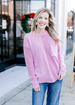 Pink Stonewashed Sweater