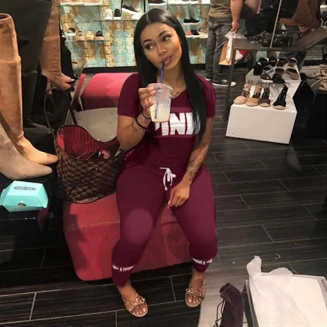 Pink Two Piece Set Top And Pants