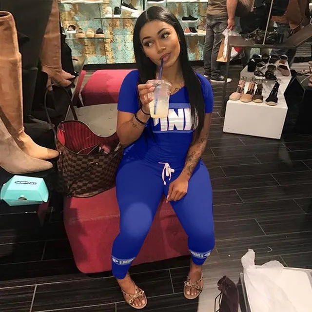 Pink Two Piece Set Top And Pants