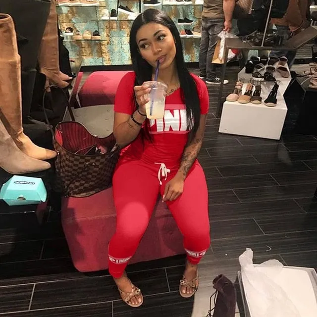 Pink Two Piece Set Top And Pants