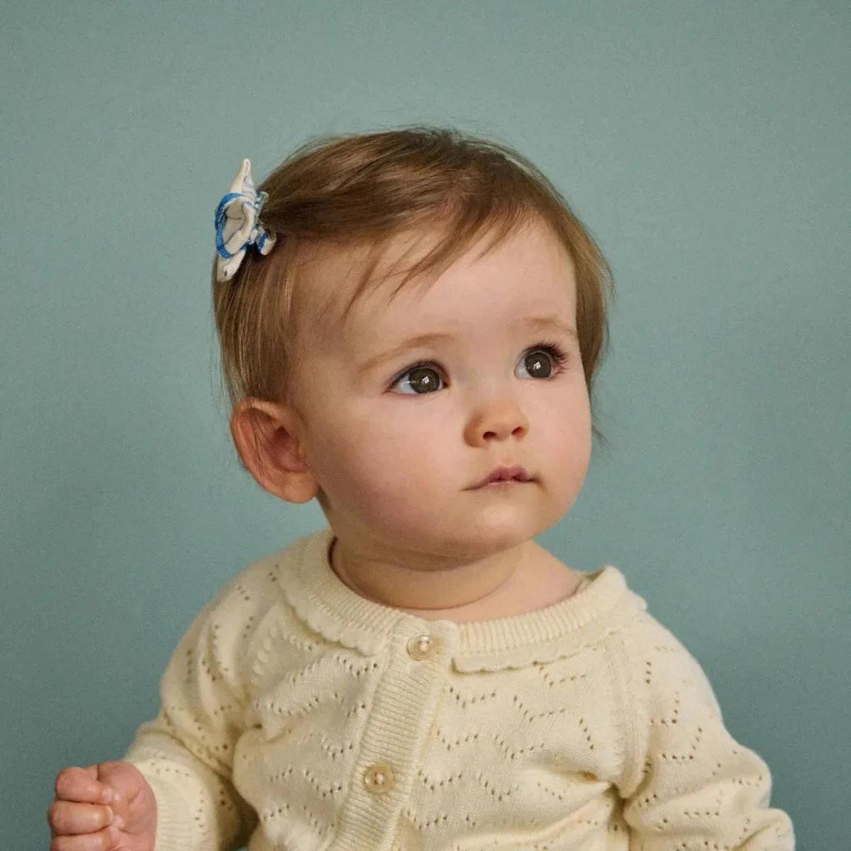 Piper Cardigan - Natural Pointelle