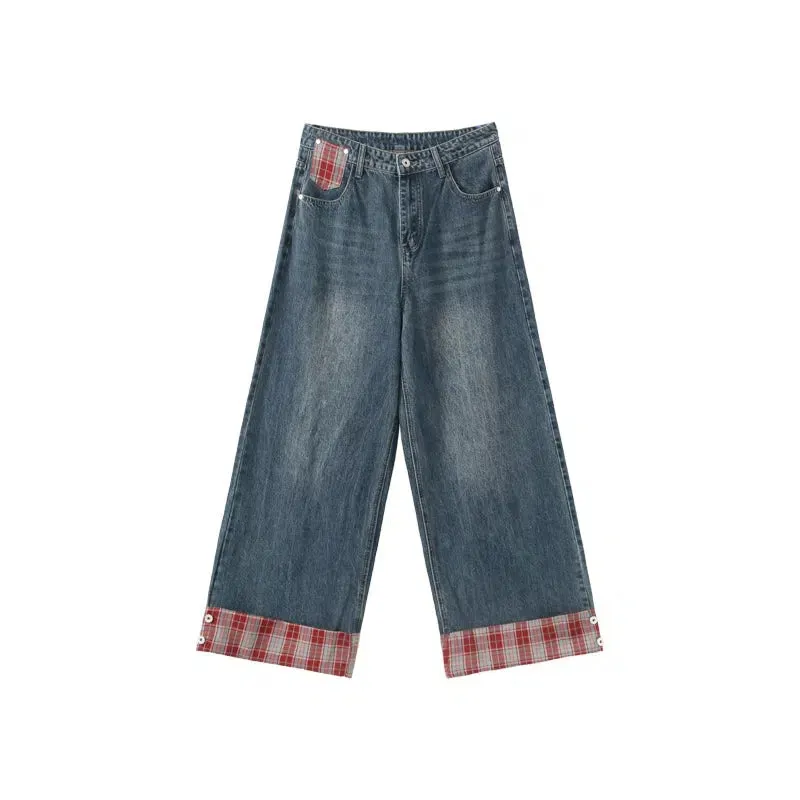 Plaid Denim Plaid Fashion Suit