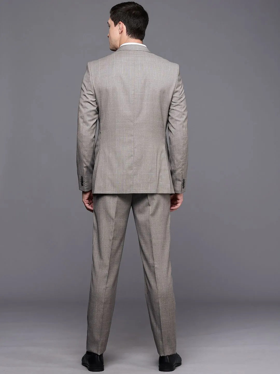 Raymond Checked Contemporary Fit 2-Peice Formal Suits