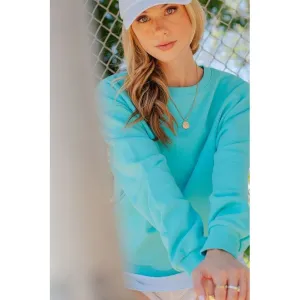 Round Crewneck Basic Sweatshirt