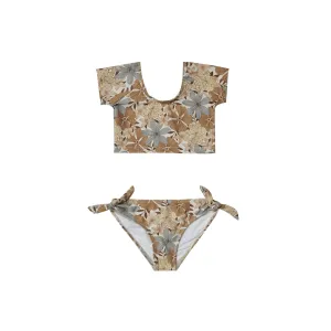 Rylee & Cru - Cropped Rashguard Set - Multi Floral