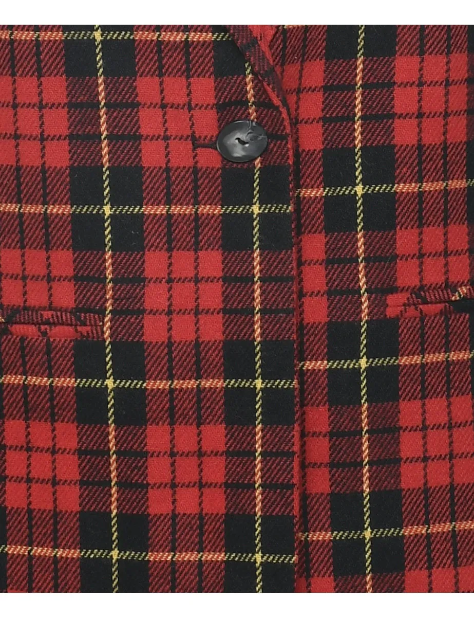 Sag Harbor Checked Blazer - L