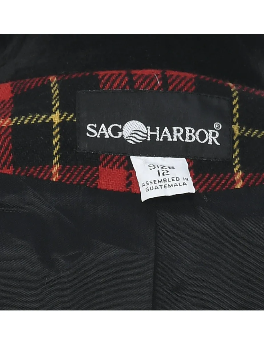 Sag Harbor Checked Blazer - L