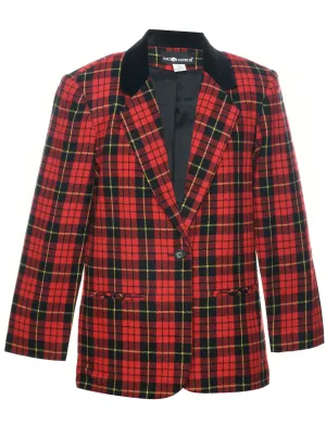 Sag Harbor Checked Blazer - L
