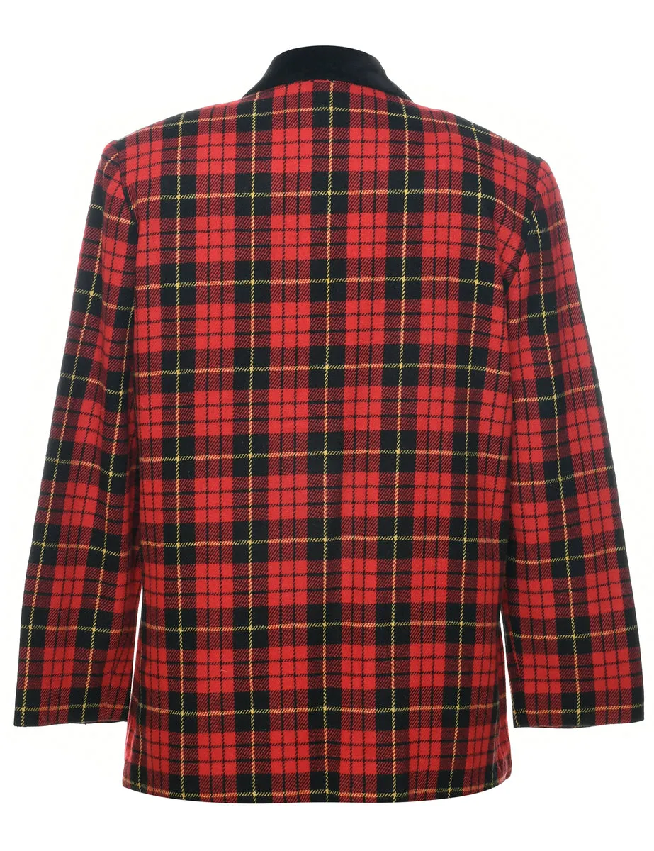 Sag Harbor Checked Blazer - L