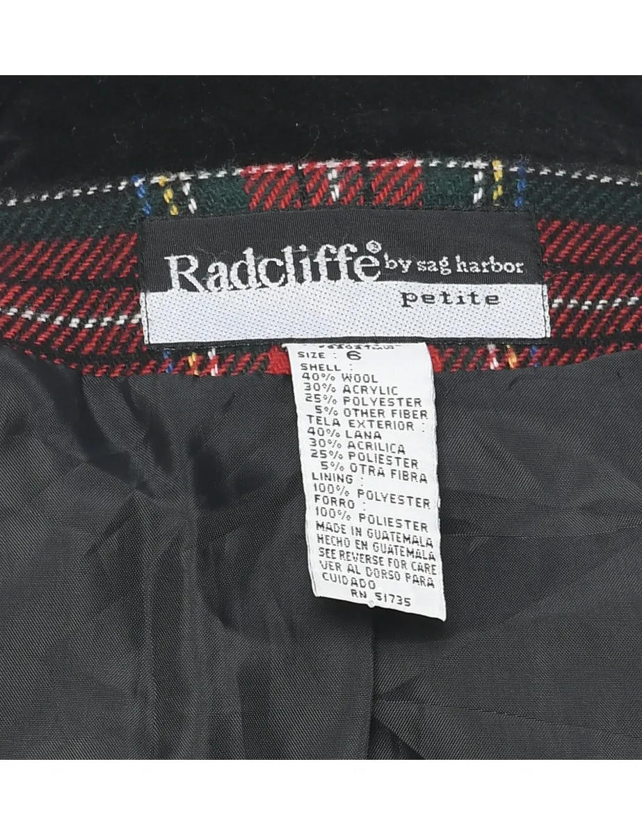 Sag Harbor Checked  Blazer - M